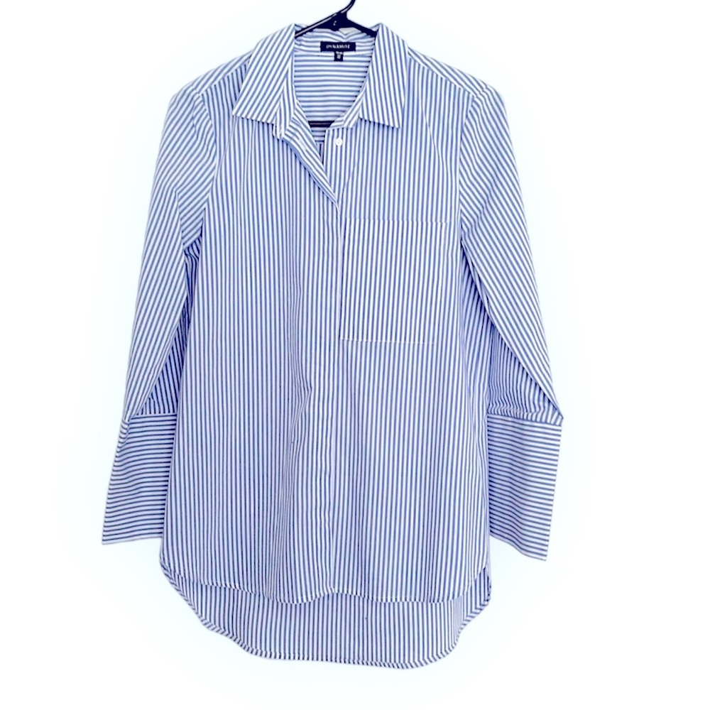 Dynamite | Striped Button Down - Picture 3 of 4
